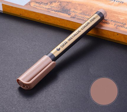 1pcs Metallic Permanent Paint Markers Birthday Gift Card Making Metallic Color Pen for DIY Photo Album Adult Kid School Supplies