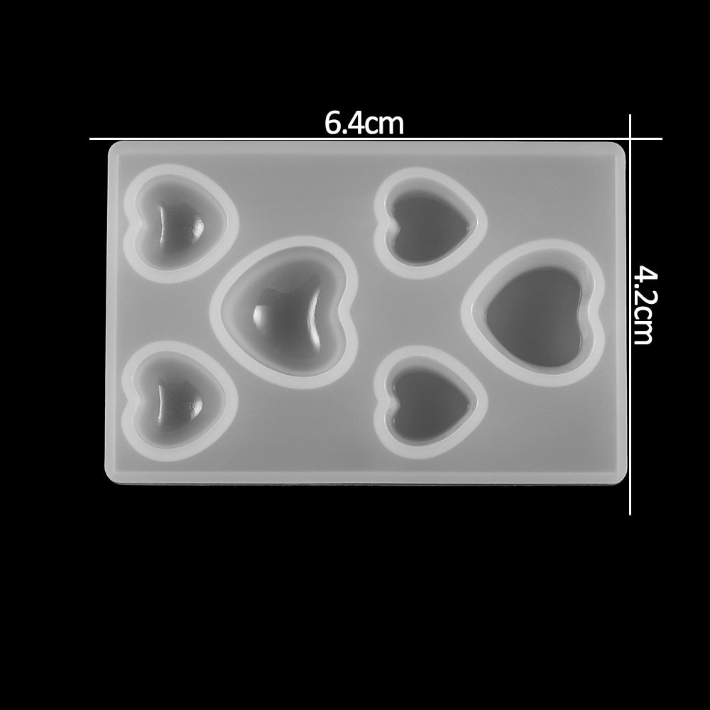 1pcs Silicone Mold half ball Oblate Cabochon Pendant Resin Silicone Mould Handmade Tool Epoxy Resin Molds Jewelry Making