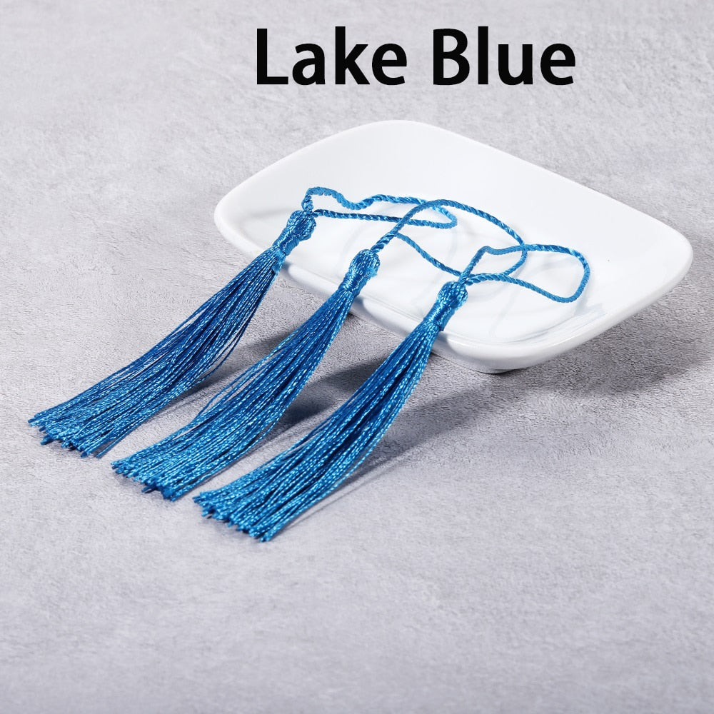 10-30Pcs 70mm Hanging Rope Silk Tassel Fringe For DIY Key Chain Earring Hooks Pendant Jewelry Making Finding Supplie Accessories