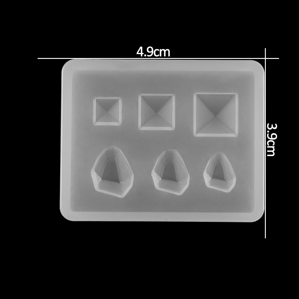 1pcs Silicone Mold half ball Oblate Cabochon Pendant Resin Silicone Mould Handmade Tool Epoxy Resin Molds Jewelry Making