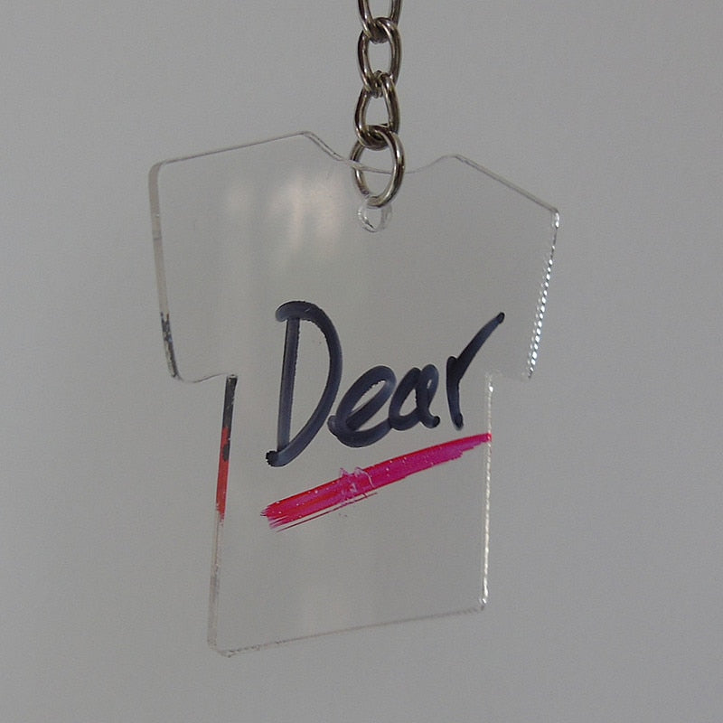 24Pcs Transparent Round Acrylic Keychain Blanks Disc Clear Circle Acryl Sheet DIY Create Handmade Key Chain Arts Craft Supplies