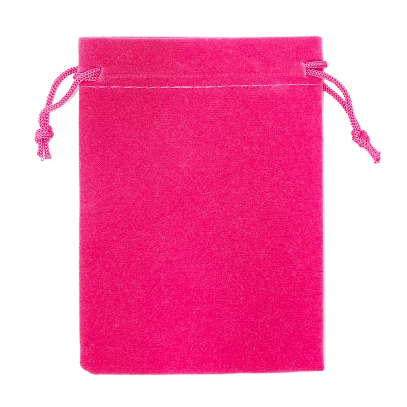 50Pcs/lot 5x7cm 7x9cm 8x10cm 9x12cm Coloful Velvet bag Jewelry Packing Velvet Drawstring Pouches Gift Bags Can customized