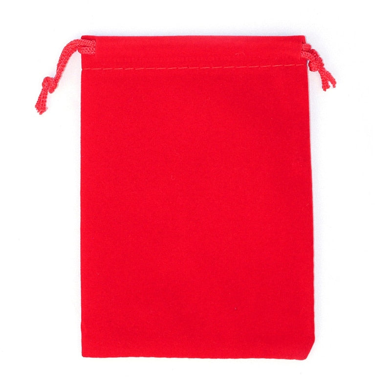 50Pcs/lot 5x7cm 7x9cm 8x10cm 9x12cm Coloful Velvet bag Jewelry Packing Velvet Drawstring Pouches Gift Bags Can customized