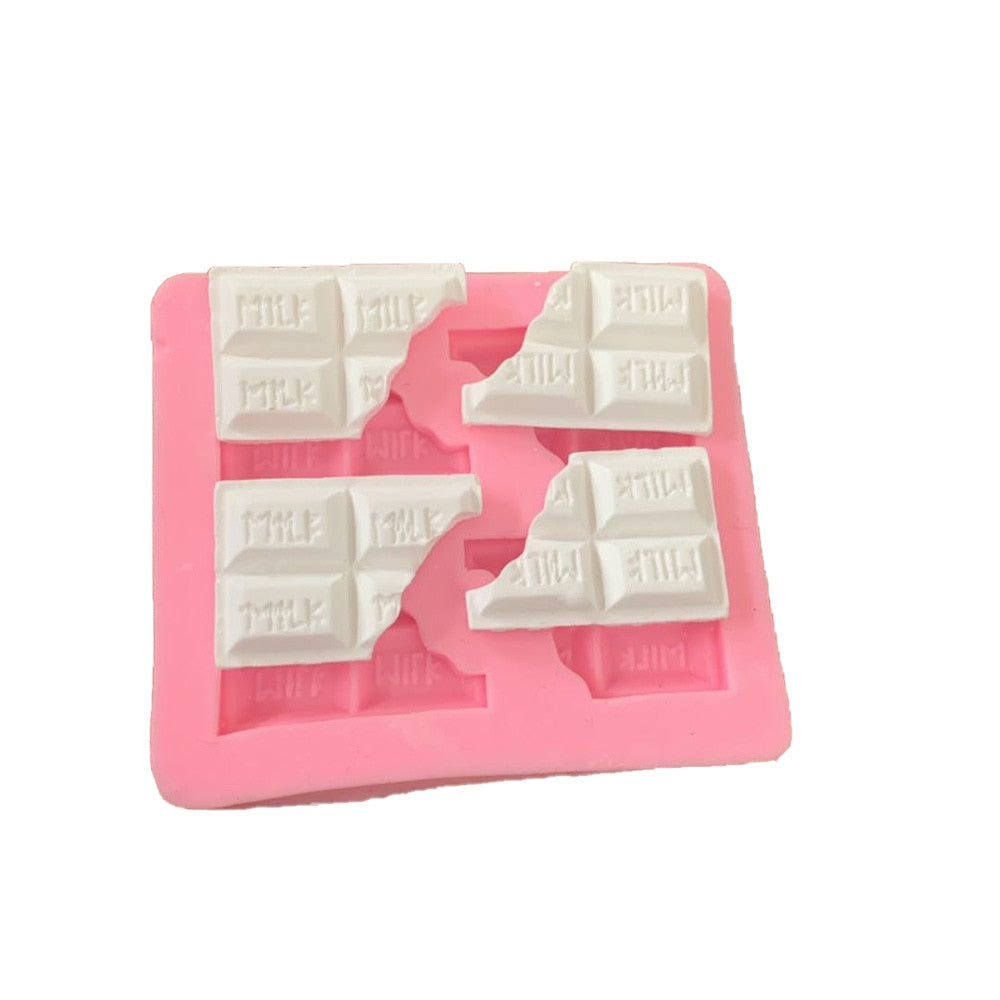 Chocolate Candle Making DIY Soap Dessert Silicone Mold