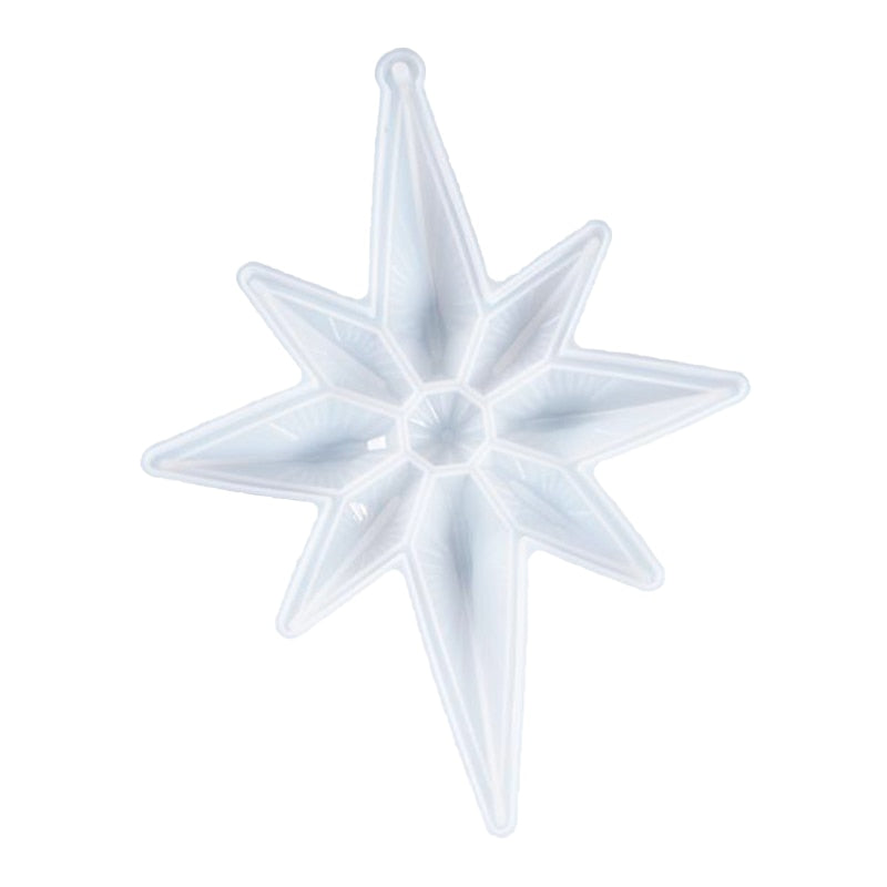 Big Octagonal Star Silicone Mold Christmas Decoration Ornament Making Epoxy Resin Craft Supplies Resin Mold Resin Art Supplies