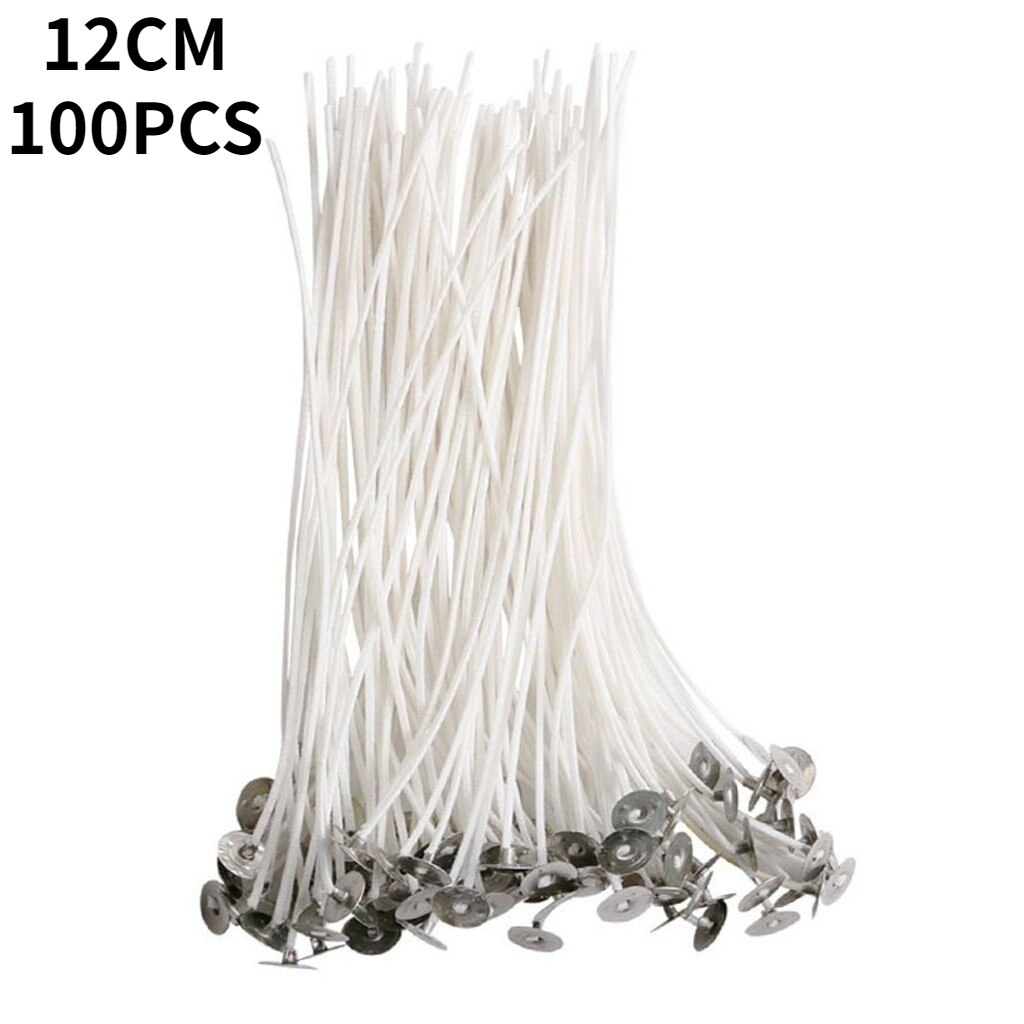 2.6-20cm 100PCS Candle Wicks Smokeless Wax Pure Cotton Core for DIY Candle Making Wicks Party Supplies Candle Accessories