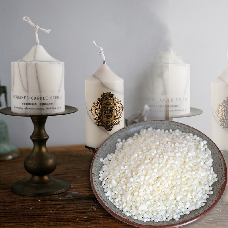 Candle Wax Natural Soy Wax For DIY Candle Making Supplies Waxed Candles Wicks Material Handmade Gift Candle Wax 50g/100g