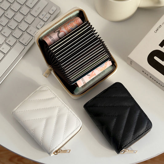 Cute Small Design Card Bag Multi Card Wallet Women's Fashion Exquisite Niche Women's Coin Purse ID Wallet