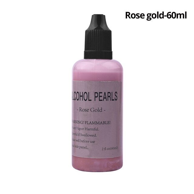 10ml/15ml/60ml Metallic Art Ink Alcohol Resin Pigment Diffusion Liquid For DIY UV Epoxy Resin Jewelry Making Resin Crafts