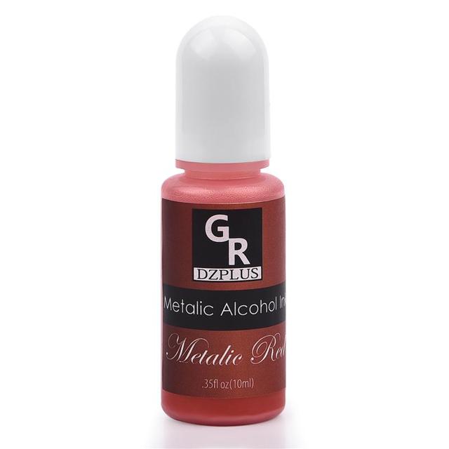 10ml/15ml/60ml Metallic Art Ink Alcohol Resin Pigment Diffusion Liquid For DIY UV Epoxy Resin Jewelry Making Resin Crafts