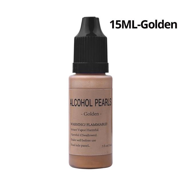 10ml/15ml/60ml Metallic Art Ink Alcohol Resin Pigment Diffusion Liquid For DIY UV Epoxy Resin Jewelry Making Resin Crafts