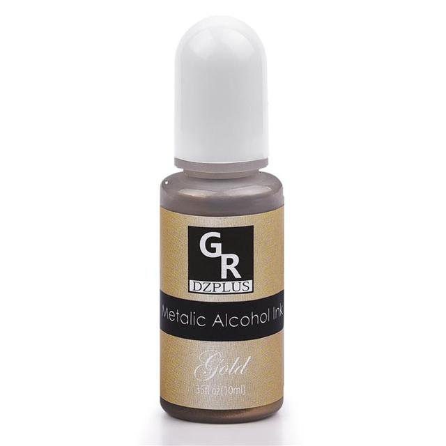 10ml/15ml/60ml Metallic Art Ink Alcohol Resin Pigment Diffusion Liquid For DIY UV Epoxy Resin Jewelry Making Resin Crafts