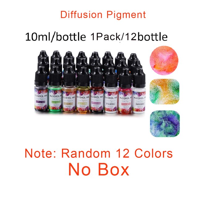 19 Set Epoxy Resin Dye Pigment Kit Pearlescent Mica Powder Liquid Colorant For DIY Crafts Silicone Mold Material Art Making Set