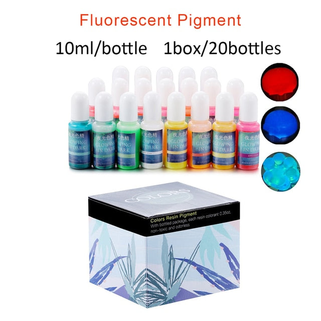 6-26 Colors Epoxy Resin Pigment Kit Mica Powder Epoxy Resin Mold Liquid Colorant Dye Resin Jewelry DIY Crafts Art Making Tools