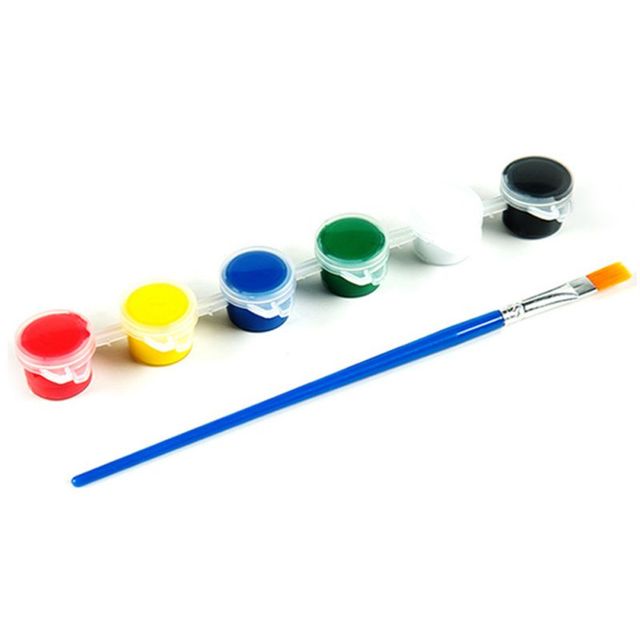 6 Or 12 Colors Eco-friendly Acrylic Paint DIY Handmade Painting Art Materials Arts Crafts Painting Tool