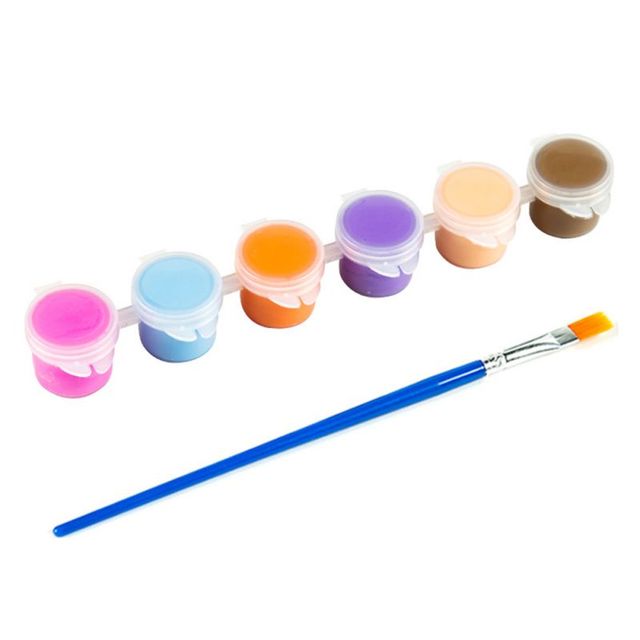 6 Or 12 Colors Eco-friendly Acrylic Paint DIY Handmade Painting Art Materials Arts Crafts Painting Tool