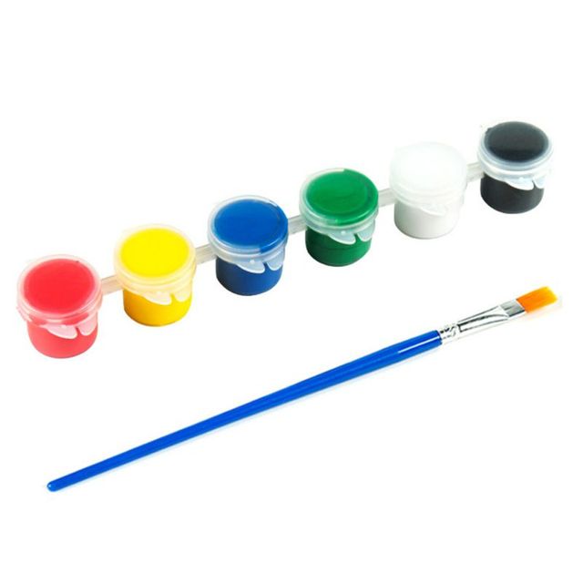 6 Or 12 Colors Eco-friendly Acrylic Paint DIY Handmade Painting Art Materials Arts Crafts Painting Tool