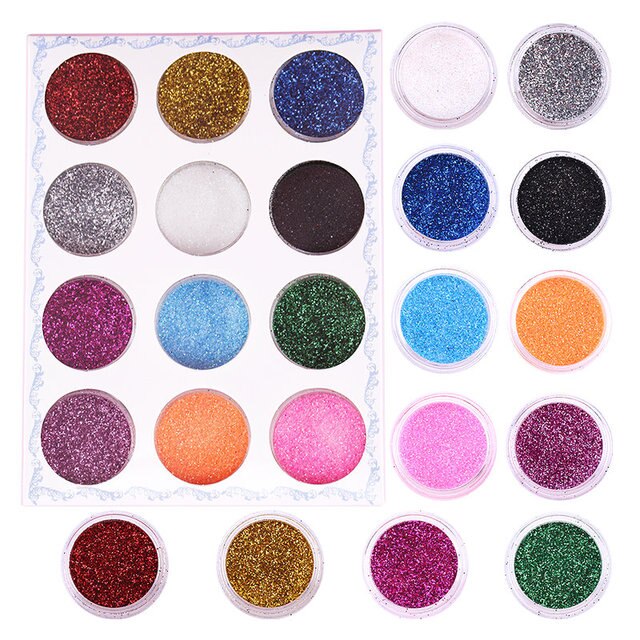 Epoxy Filling Set Sparkling Epoxy Resin Glitter Powder Heart Star Micro Beads Nail Art Sequins For Jewelry Making Craft DIY