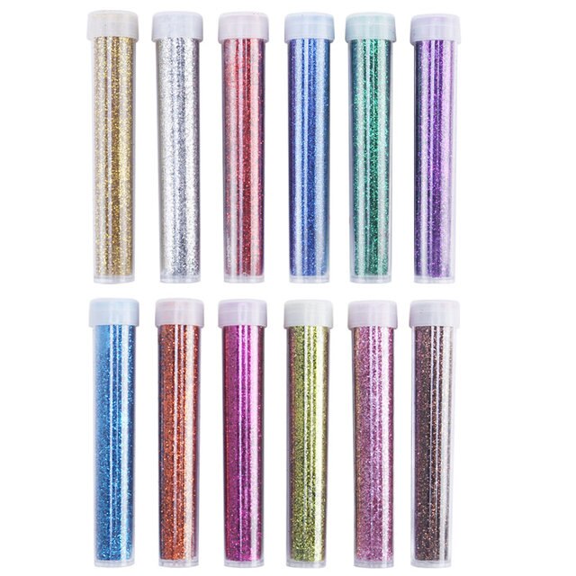 Epoxy Filling Set Sparkling Epoxy Resin Glitter Powder Heart Star Micro Beads Nail Art Sequins For Jewelry Making Craft DIY