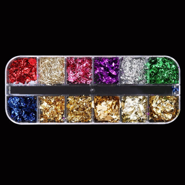 Epoxy Filling Set Sparkling Epoxy Resin Glitter Powder Heart Star Micro Beads Nail Art Sequins For Jewelry Making Craft DIY