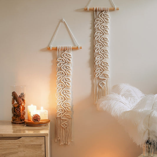Nordic Macrame Wall Hanging Home Decoration Small Tapestry Boho Wedding Farmhouse Children&#39;s Room Headboard Photo Props Decor