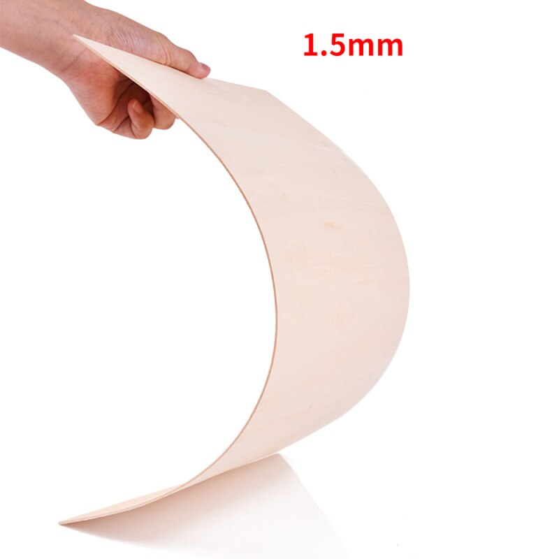 Multi Size 1PC Unfinished Basswood Wooden Plate For Handmade Craft DIY Building Model Hobby Making Material