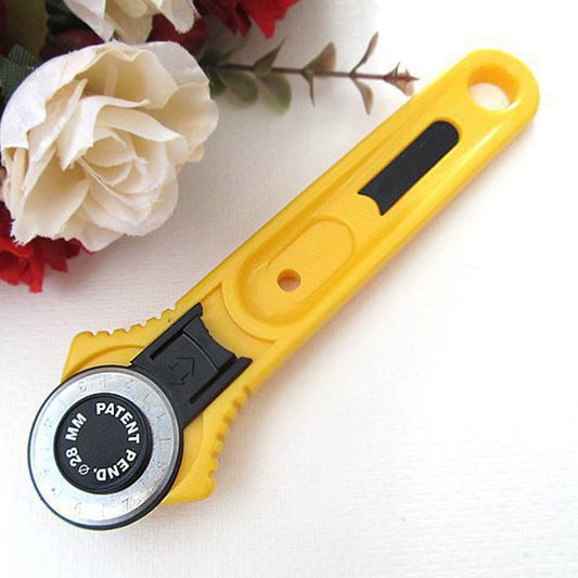 Cloth Rotary Cutter DIY Arts Crafts Cutting Tool Patchwork Roller Wheel Round Knife Sewing Accessories Leather Paper Fabric