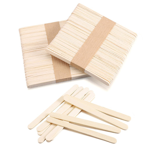 50-150 Pcs Ice Cream Popsicle Sticks Wooden Stirring Stick For Epoxy Resin Mold Jewelry Making Handmade Craft Supplies Tools