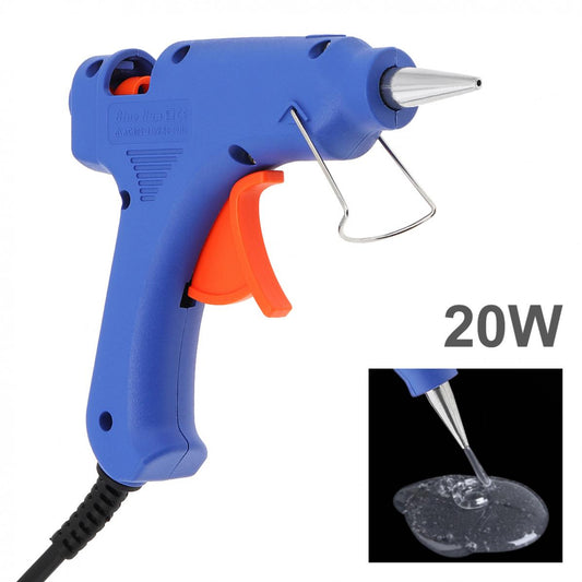 Hot Melt Glue Gun With 7mm Glue Sticks 20W Industrial Mini Guns Thermo Electric Heat Temperature Repair Tool DIY