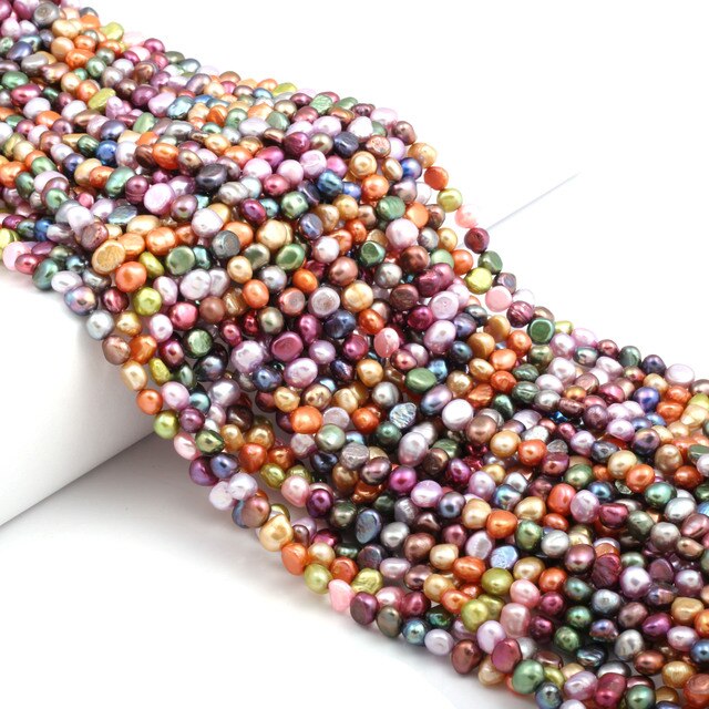 Natural Freshwater Pearls Beads Irregular Colorful Pearl Loose Beads for Jewelry Making DIY Crafts Necklace Bracelet Deco Art