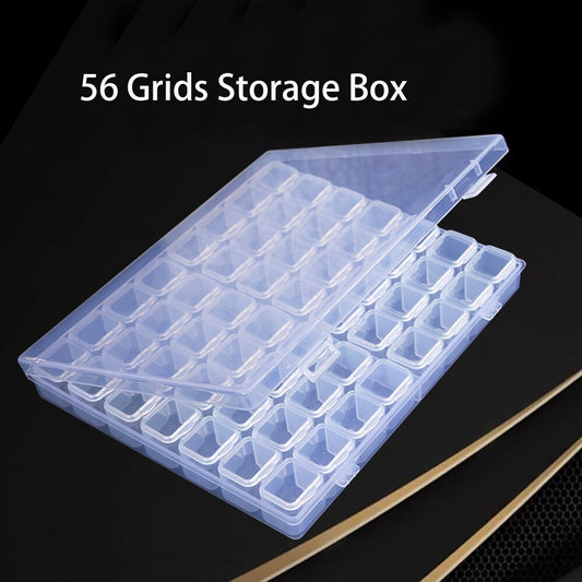 New Hot Sale 28/56 Grids Diamond Embroidery Accessories Diamond Art Painting Cross Stitch Storage Box Tools Pens for DIY Craft