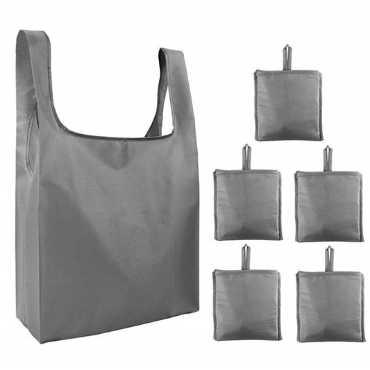 Polyester Shopping Bag Green Folding Bag Thick Environmentally-Friendly Bag Waterproof Oxford Cloth Large Handbag with Printed Logo Portable