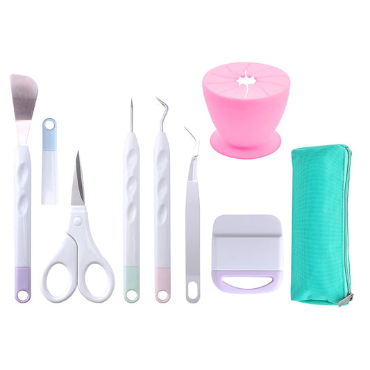 DIY Cardstock Craft Kit Vinyl Weeding Tools Weeder Scraper Silhouette Cameo Tools for Cricut Maker Cricut Machine Accessories