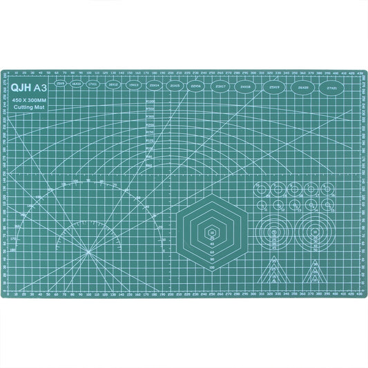 PVC A3 A2 DIY Craft Cutting Mat Multipurpose Self Healing Cutting Mats for Quilting Double-Sided Leather Tools Mat for Cutting